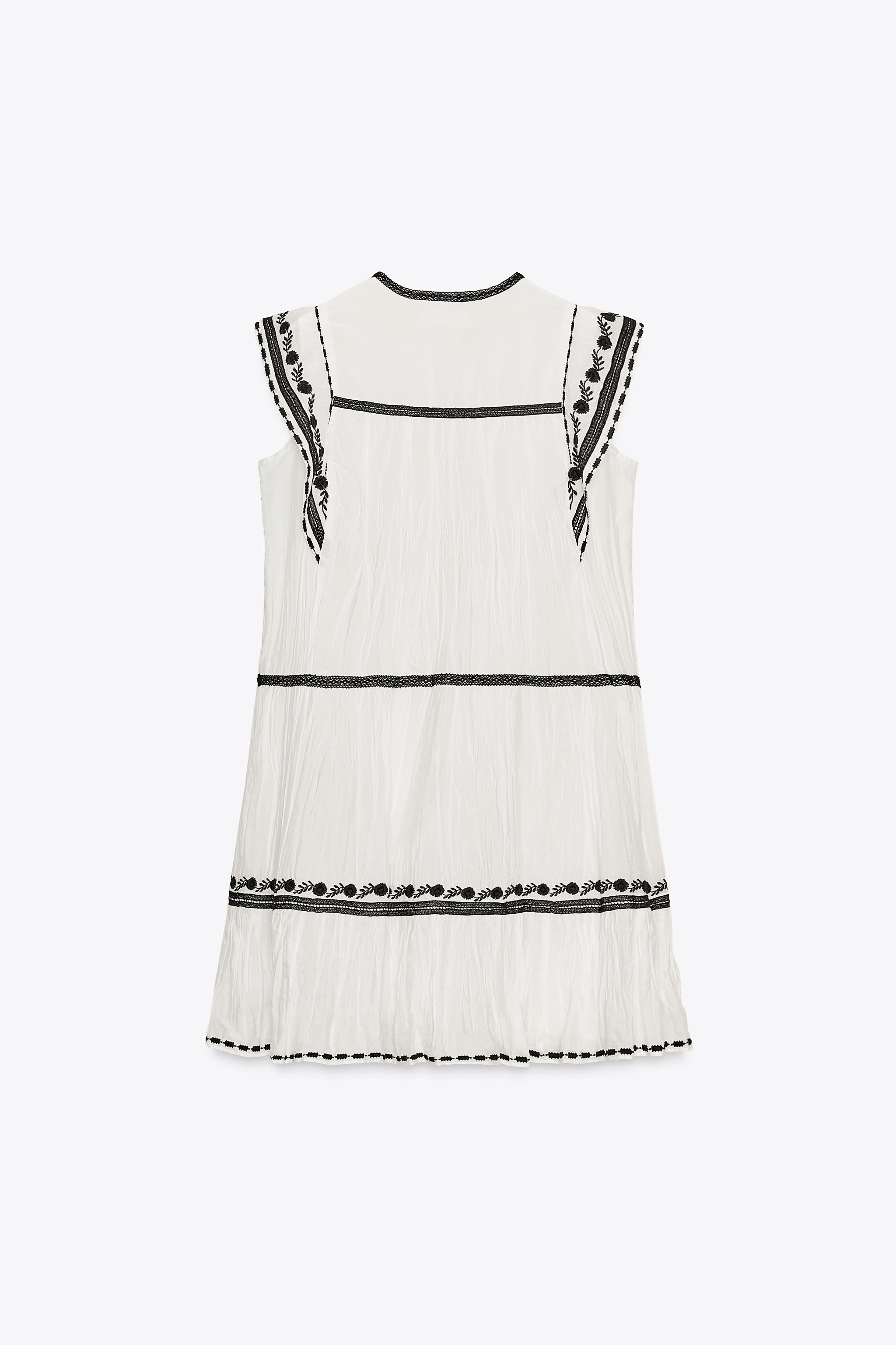 ROBE COURTE BRODÉE ZW COLLECTION