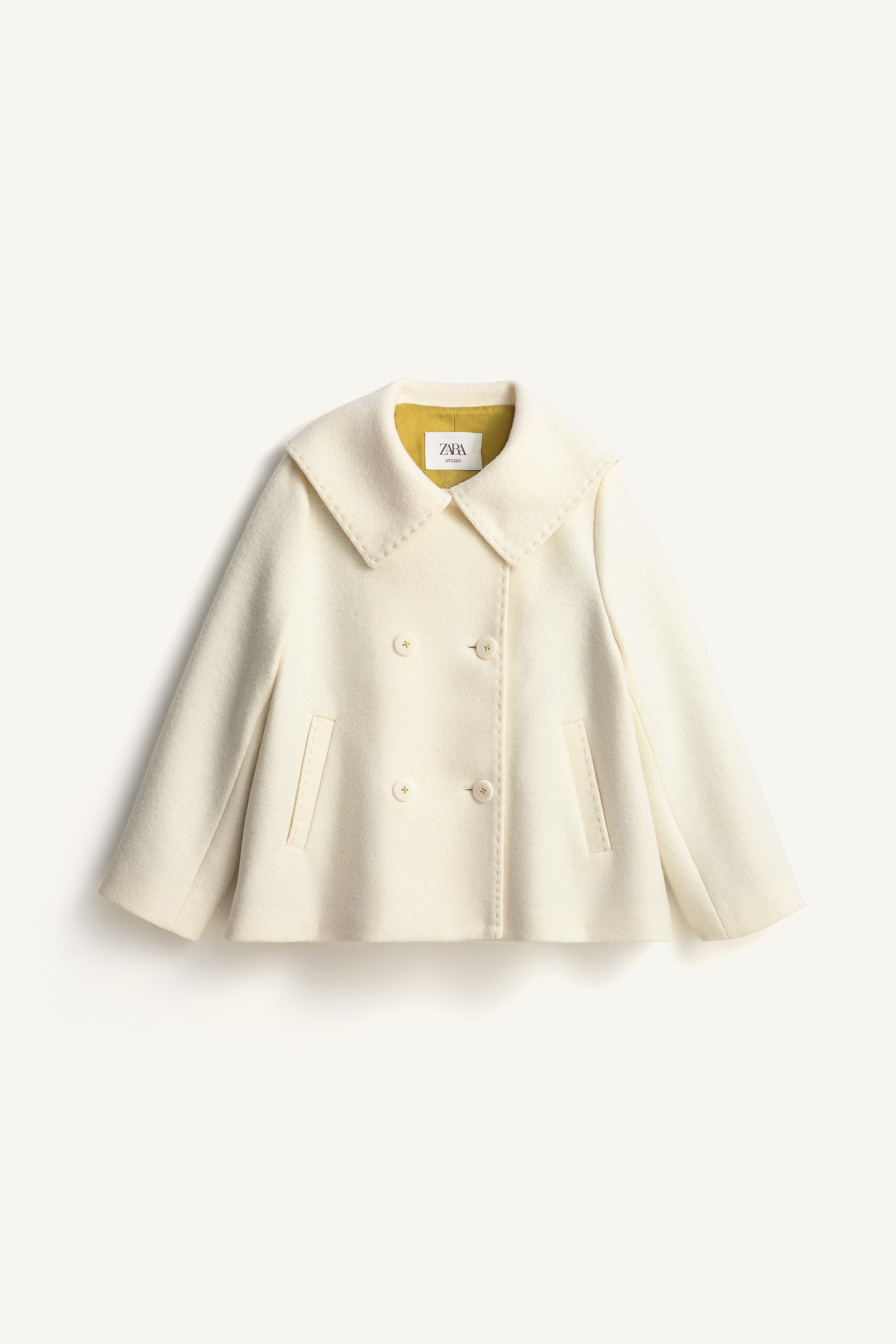 MANTEAU 100% LAINE DEUX RANGÉES DE BOUTONS ÉDITION LIMITÉE