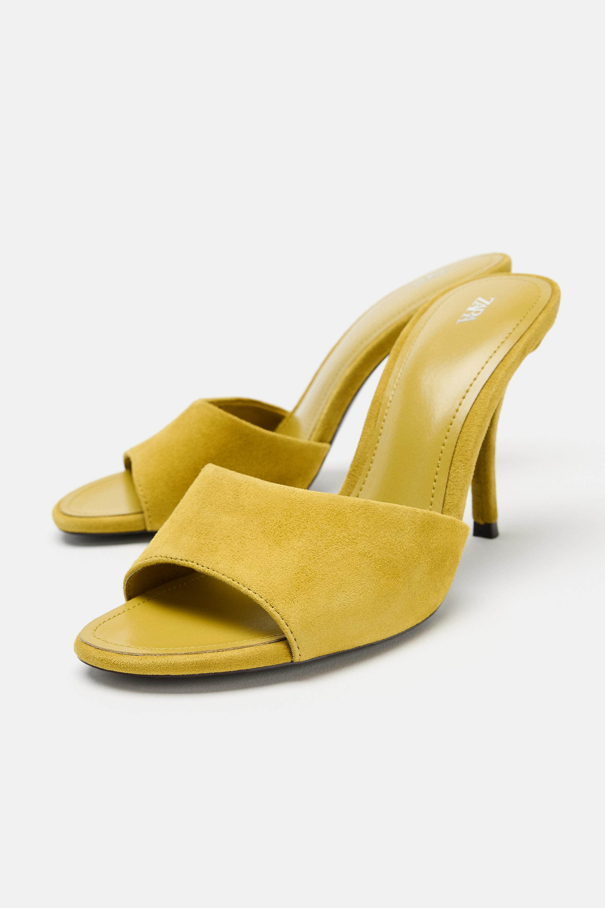 SUEDE HEELED SANDALS