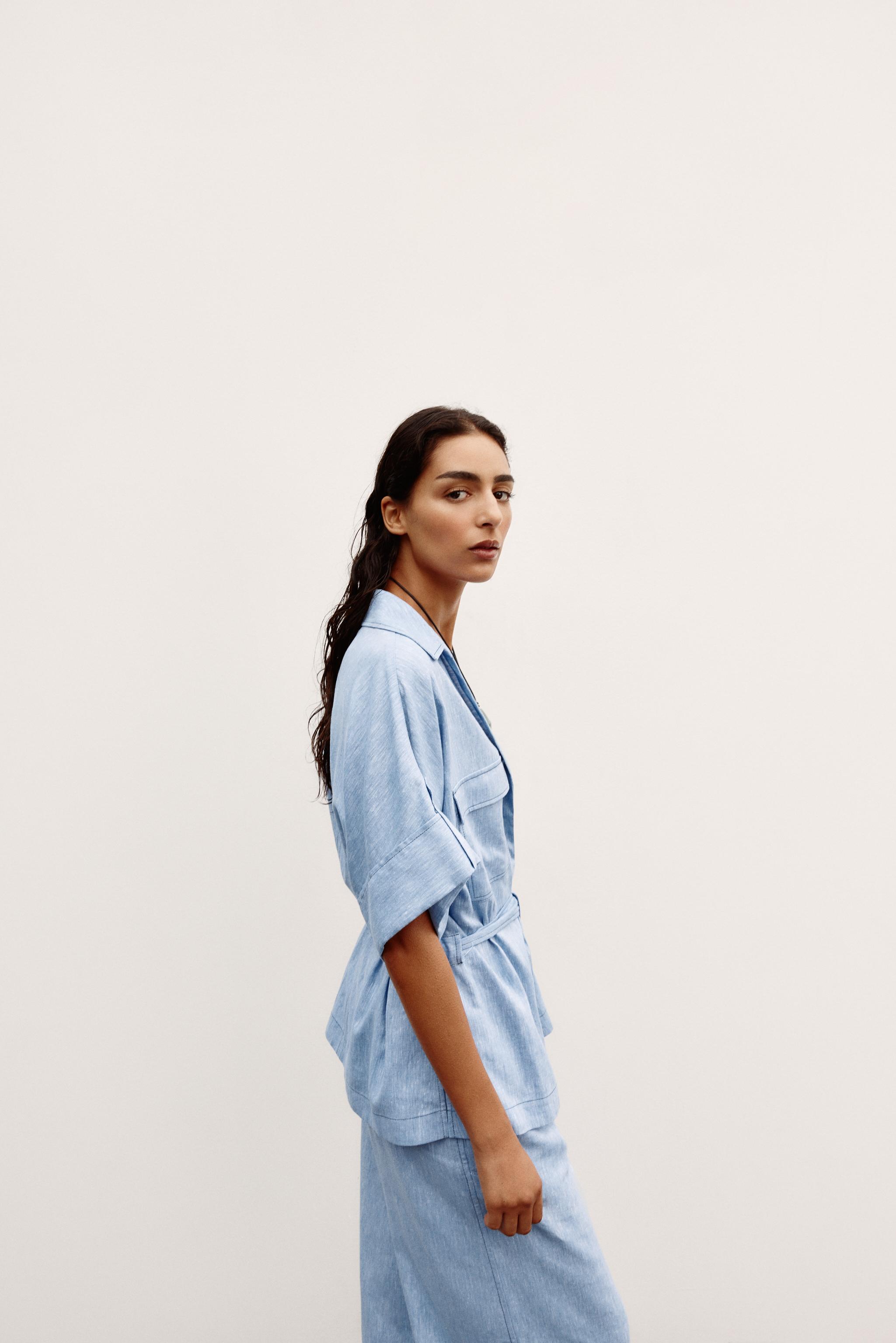 CHEMISE SAFARI AVEC LIN