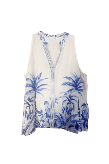 TOP ESTAMPADO SIN MANGAS