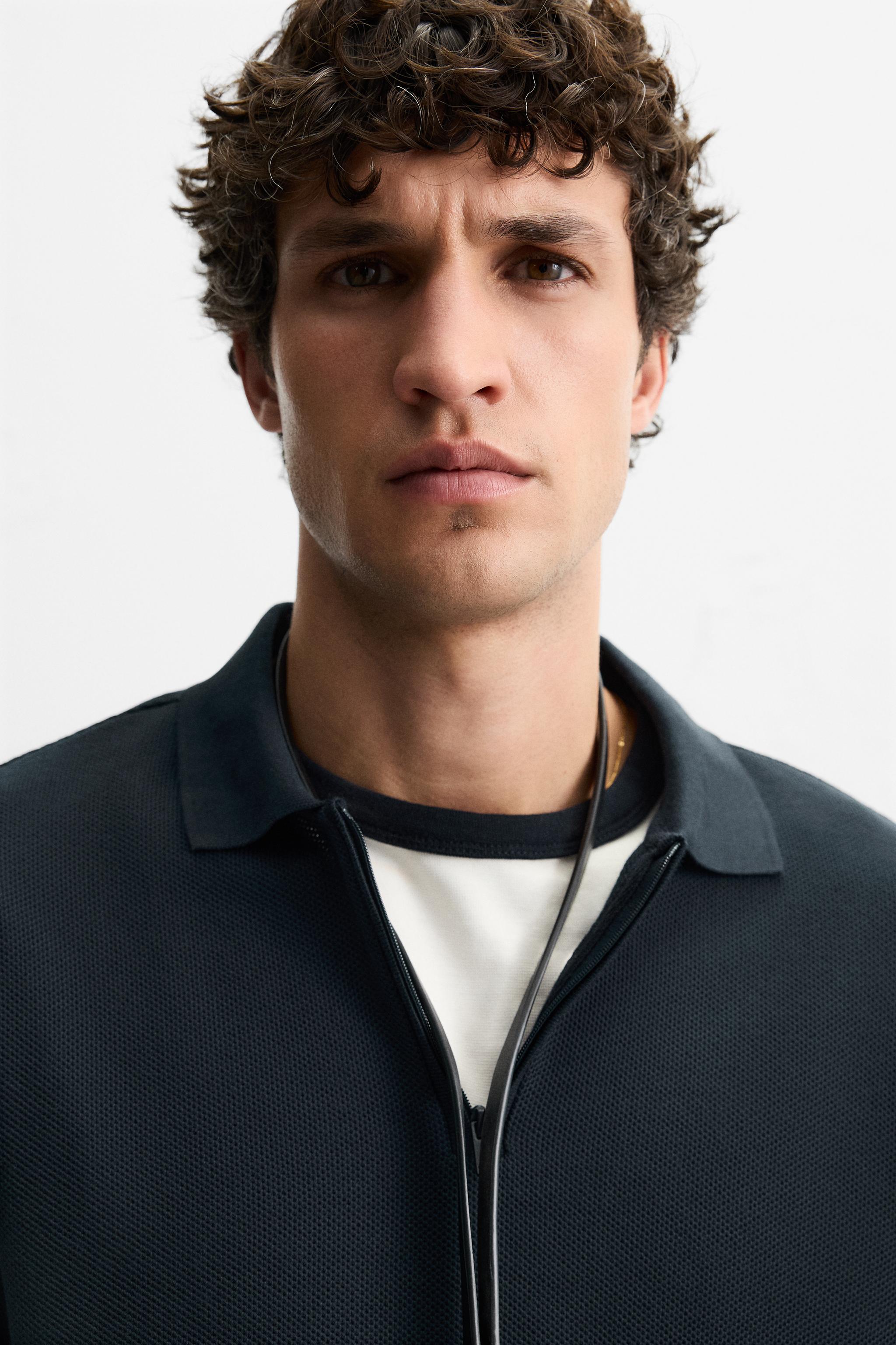 QUARTER ZIP POLO
