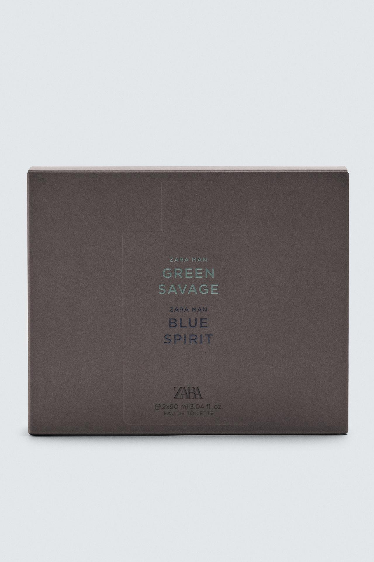 GREEN SAVAGE + BLUE SPIRIT EDT 2 X 90 ML (3.4 FL. OZ)