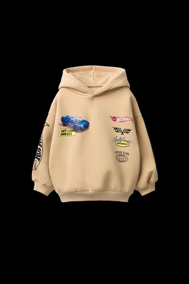 SUDADERA CAPUCHA COCHE HOT WHEELS ™ MATTEL - Beige de Zara