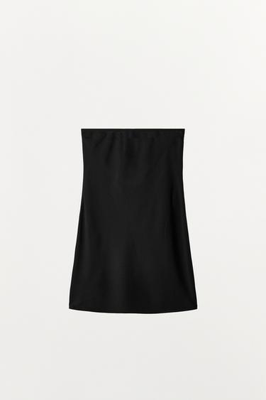 ROBE DOUBLURE BANDEAU - Noir de Zara - Image 2