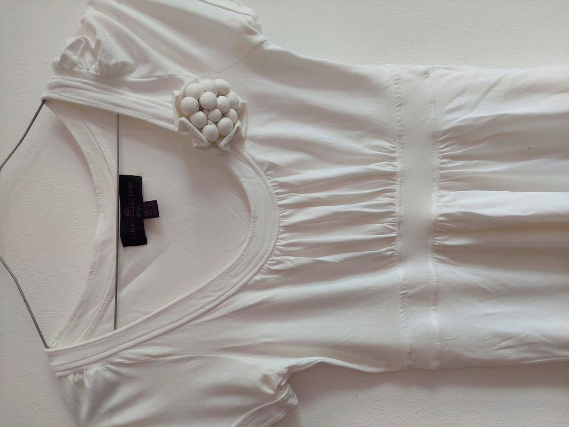 WHITE SHIRT WITH FLOWER - Image 3