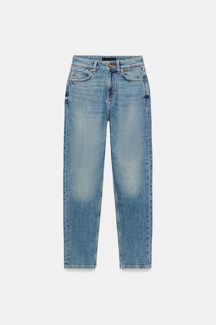 Jeans de tiro alto corte mom Z1975 8