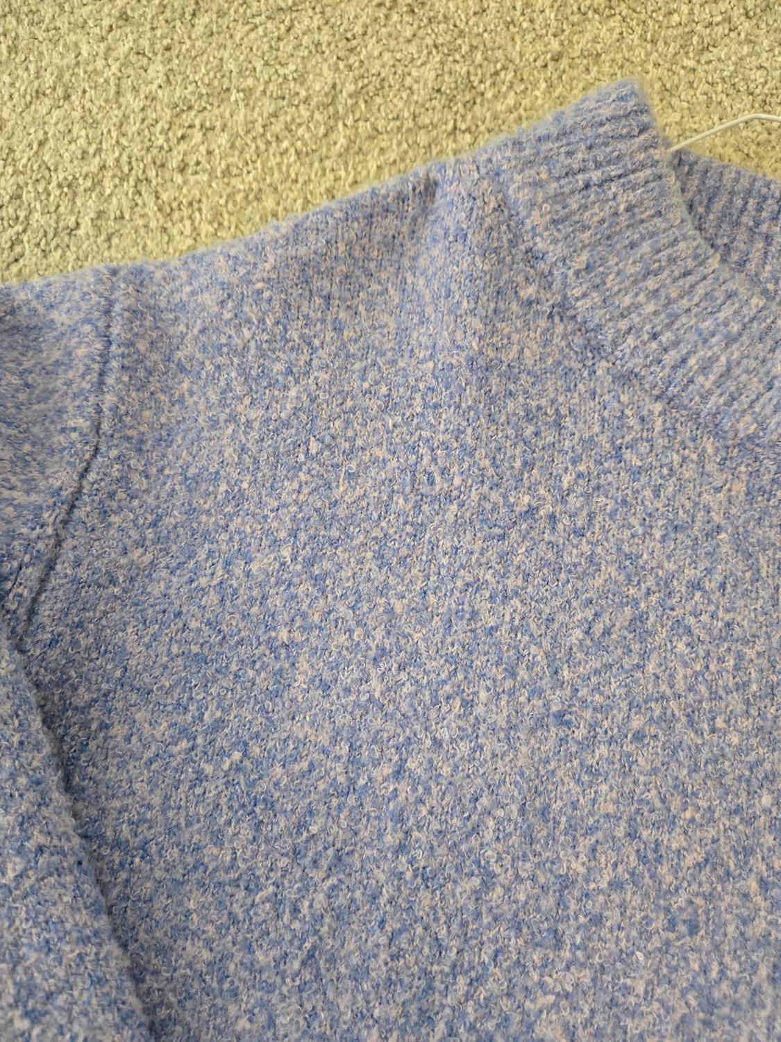BLOCK COLOR KNIT SWEATER - Image 2