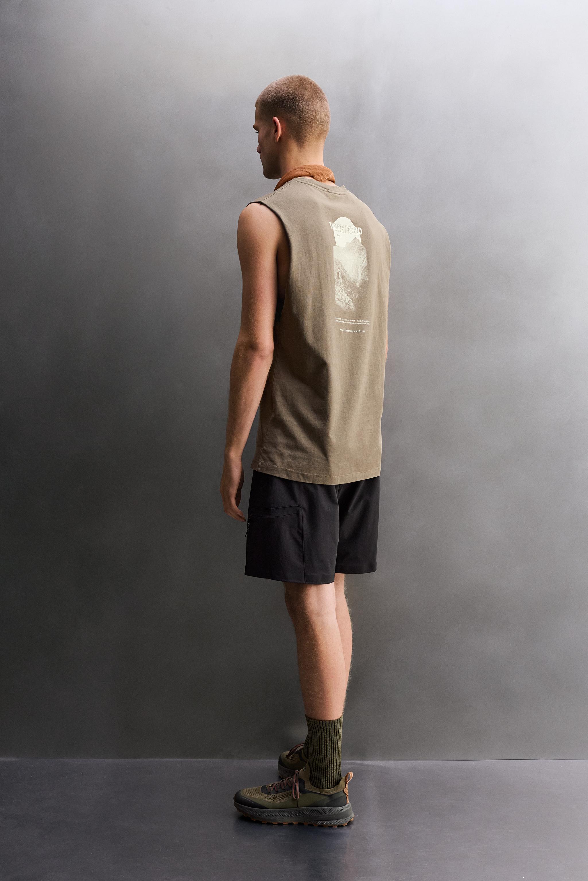 CONTRAST PRINT TANK TOP