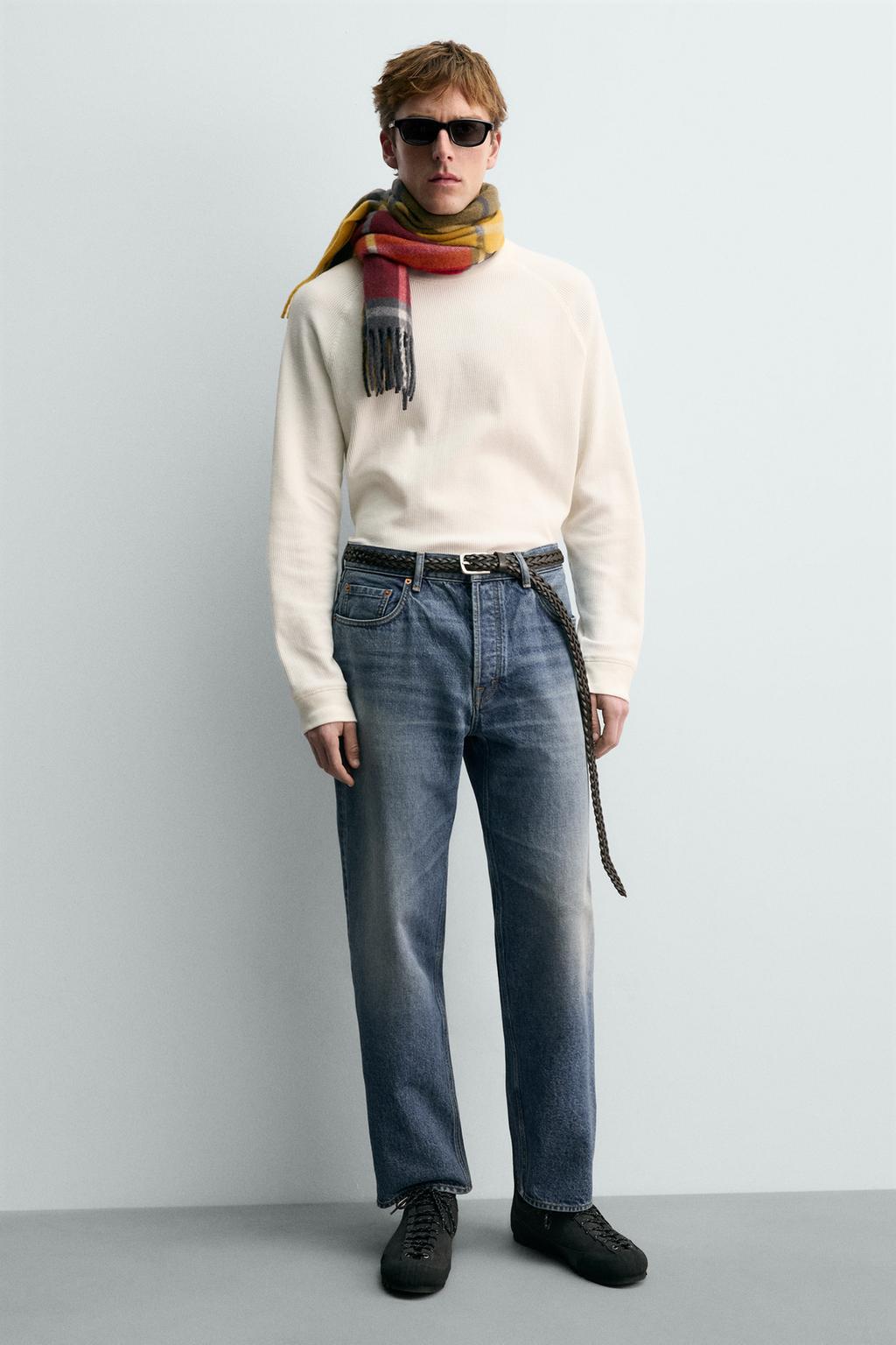 ZARA VIBRAM SOLE LEATHER SNEAKERS AARON LEVINE X ZARA