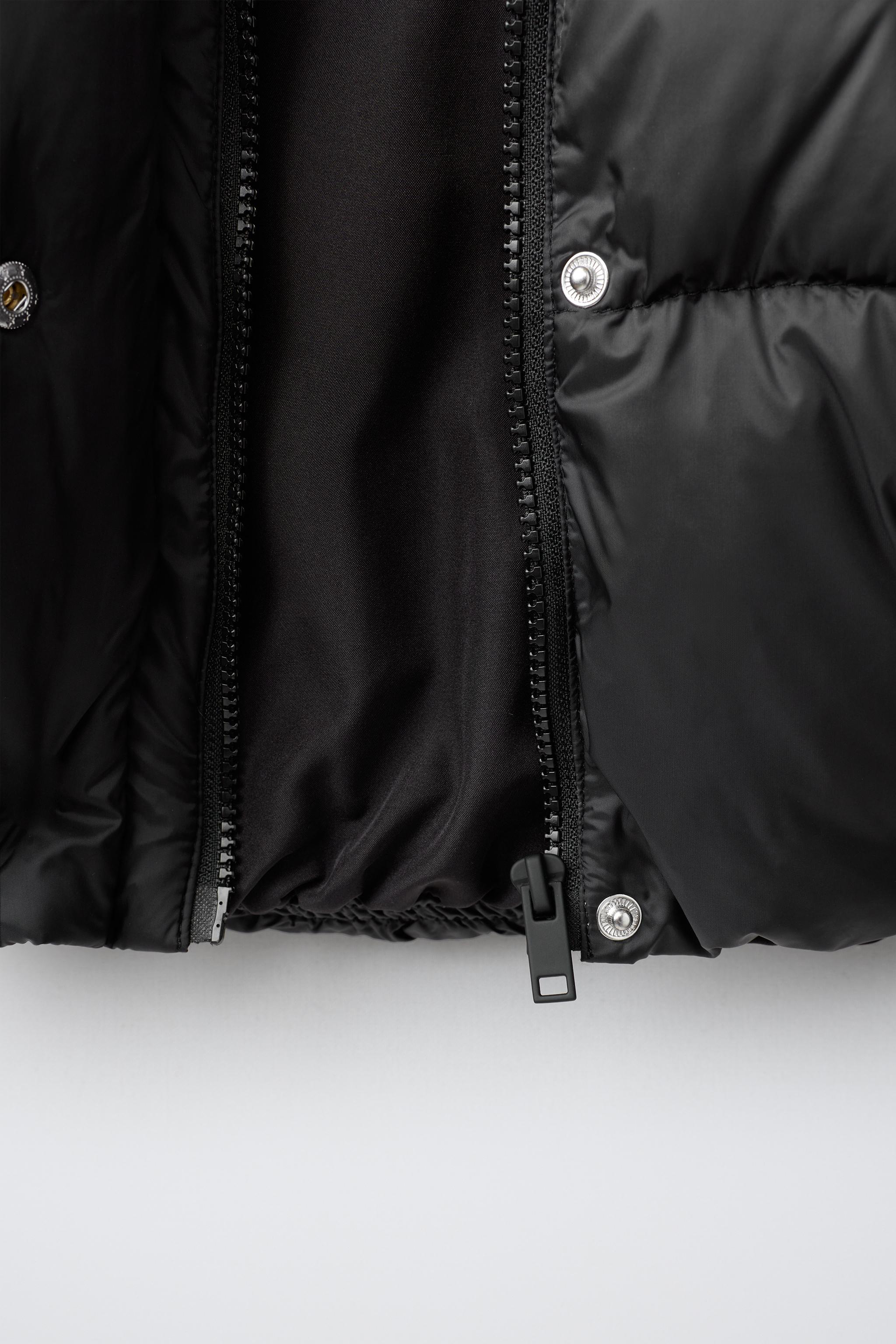 Детские худи Zara WATER-REPELLENT PADDED JACKET — фото 7