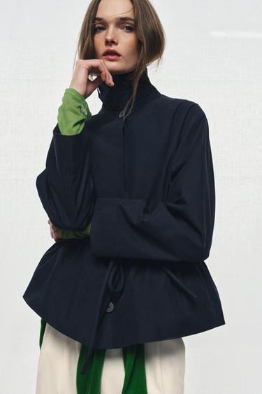 Zara TRABILLA ZW 系列派克外套 - 海藍色