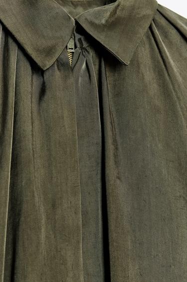 BAUSCHIGE BOMBERJACKE DER ZW-KOLLEKTION - Khaki meliert von Zara