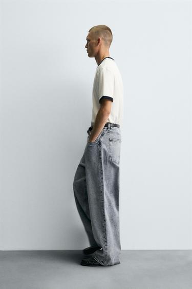 JEAN LARGE BAGGY - Gris / Bleu de Zara - Image 5