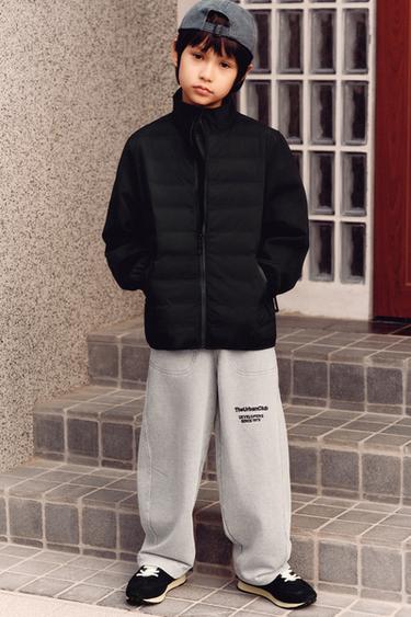 CAZADORA ACOLCHADA MANGAS NEOPRENO - Negro de Zara