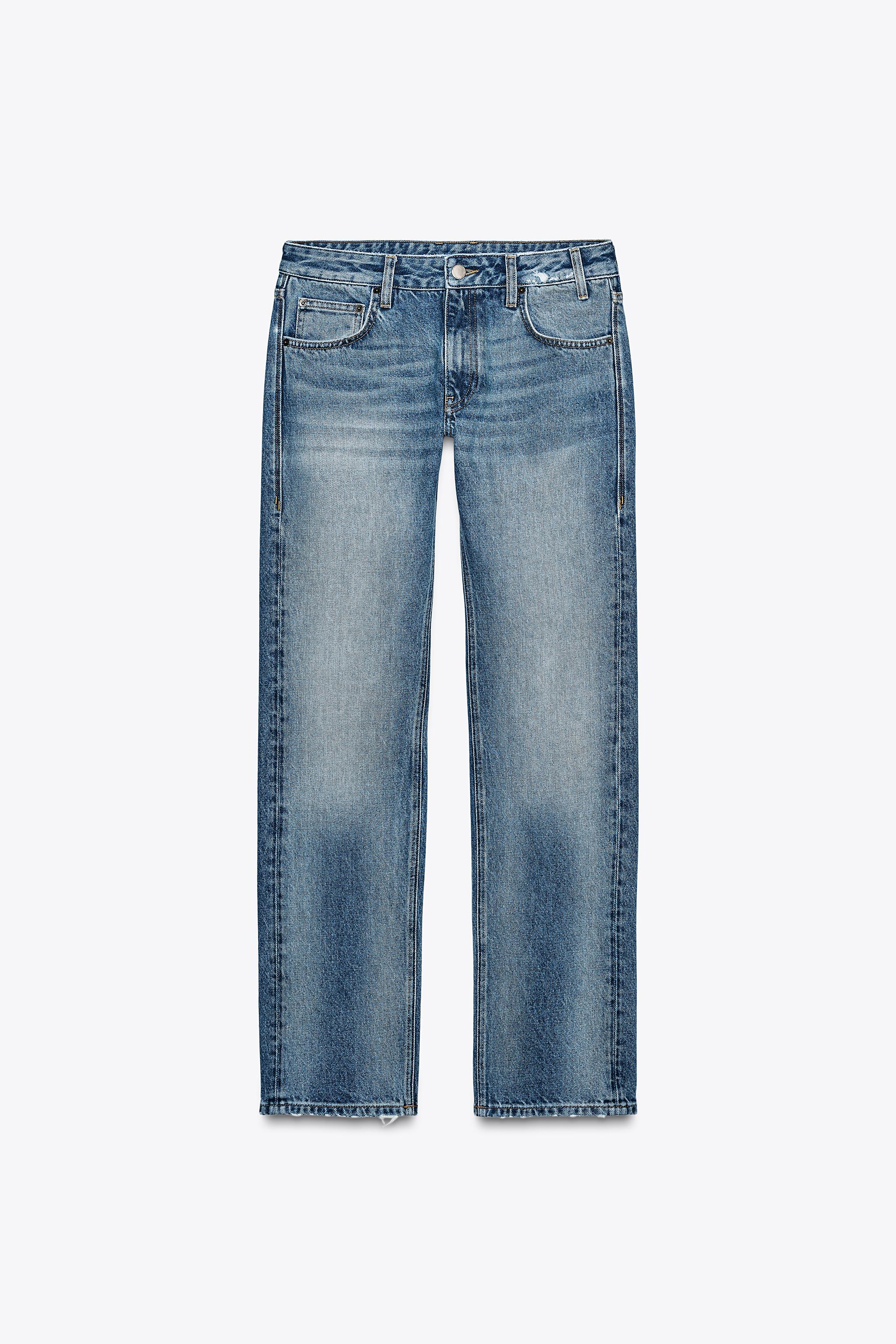 ZW COLLECTIONストレートレッグミッドライズデニムパンツ ZW COLLECTIONストレートレッグミッドライズデニムパンツ
