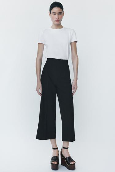 CAMISETA INTERLOCK MANGA CORTA - Blanco de Zara