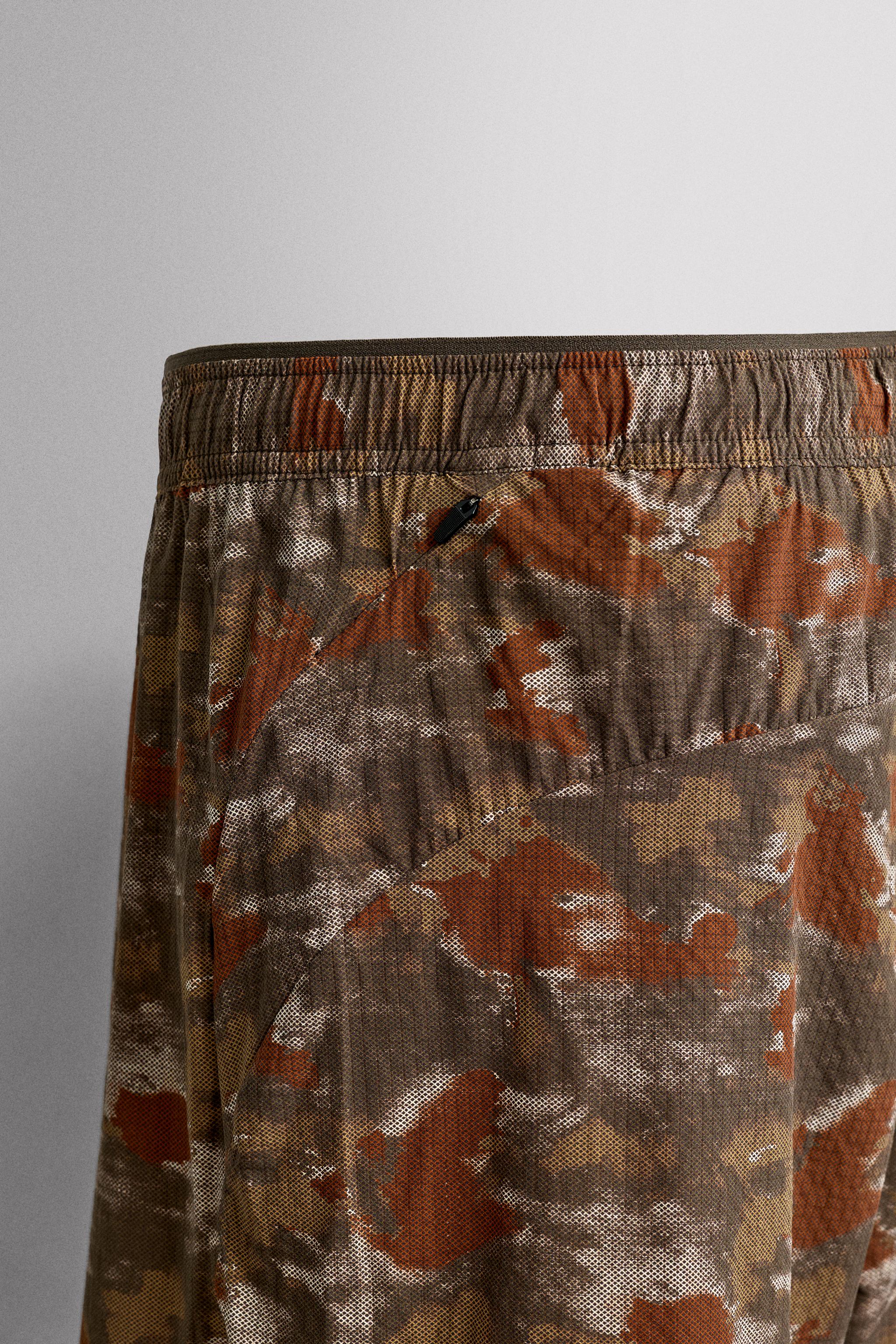 PRINTED 5" RUNNING SHORTS