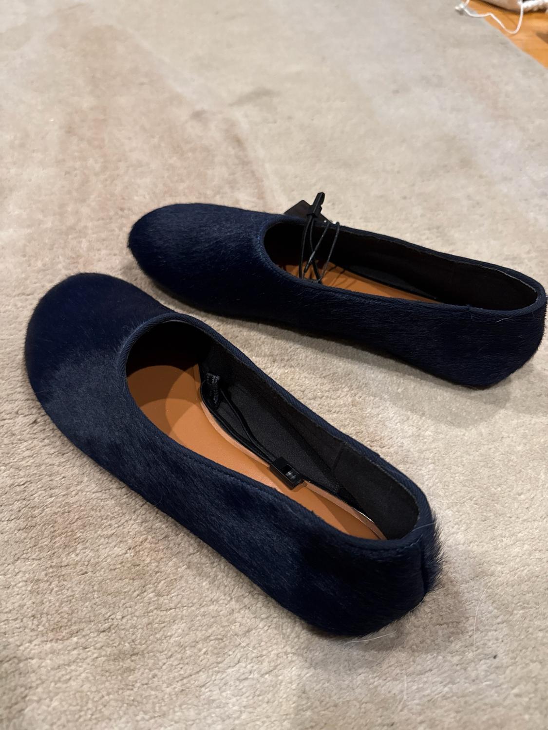 FURSKIN LEATHER BALLET FLATS - Image 3
