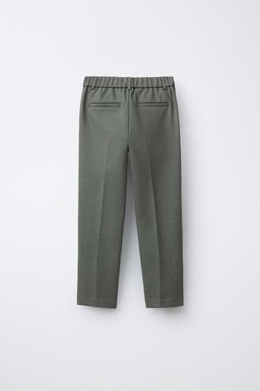 PANTALÓN TRAJE - Verde medio de Zara