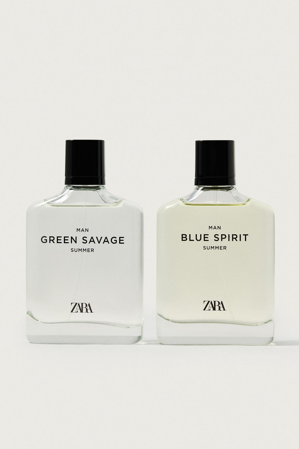 Man Blue Spirit + Man Green Savage Summer Edt 2x100ml (3.4 Fl.oz) — Men's