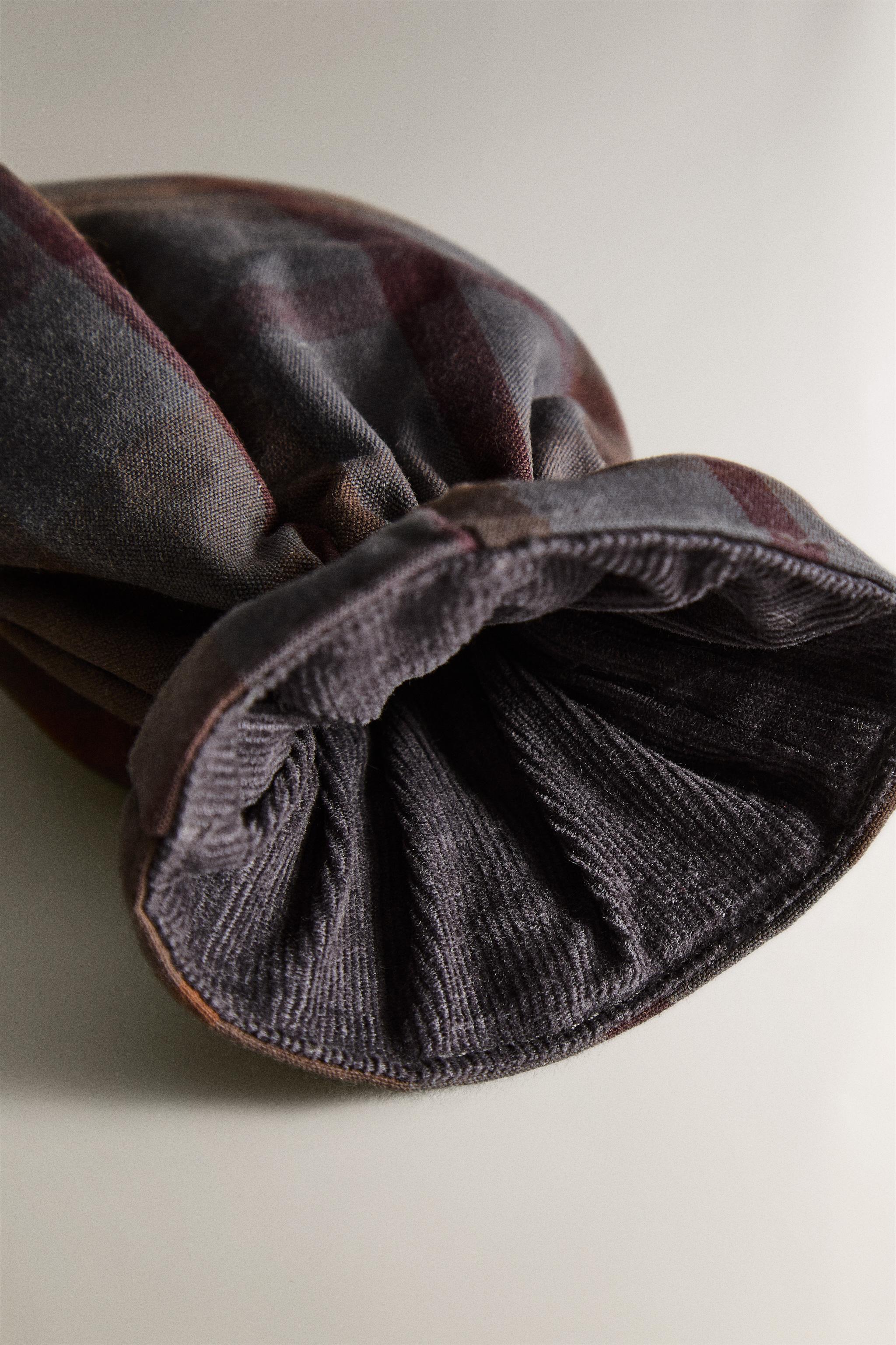 CHILDREN'S TARTAN CHECK MITTENS