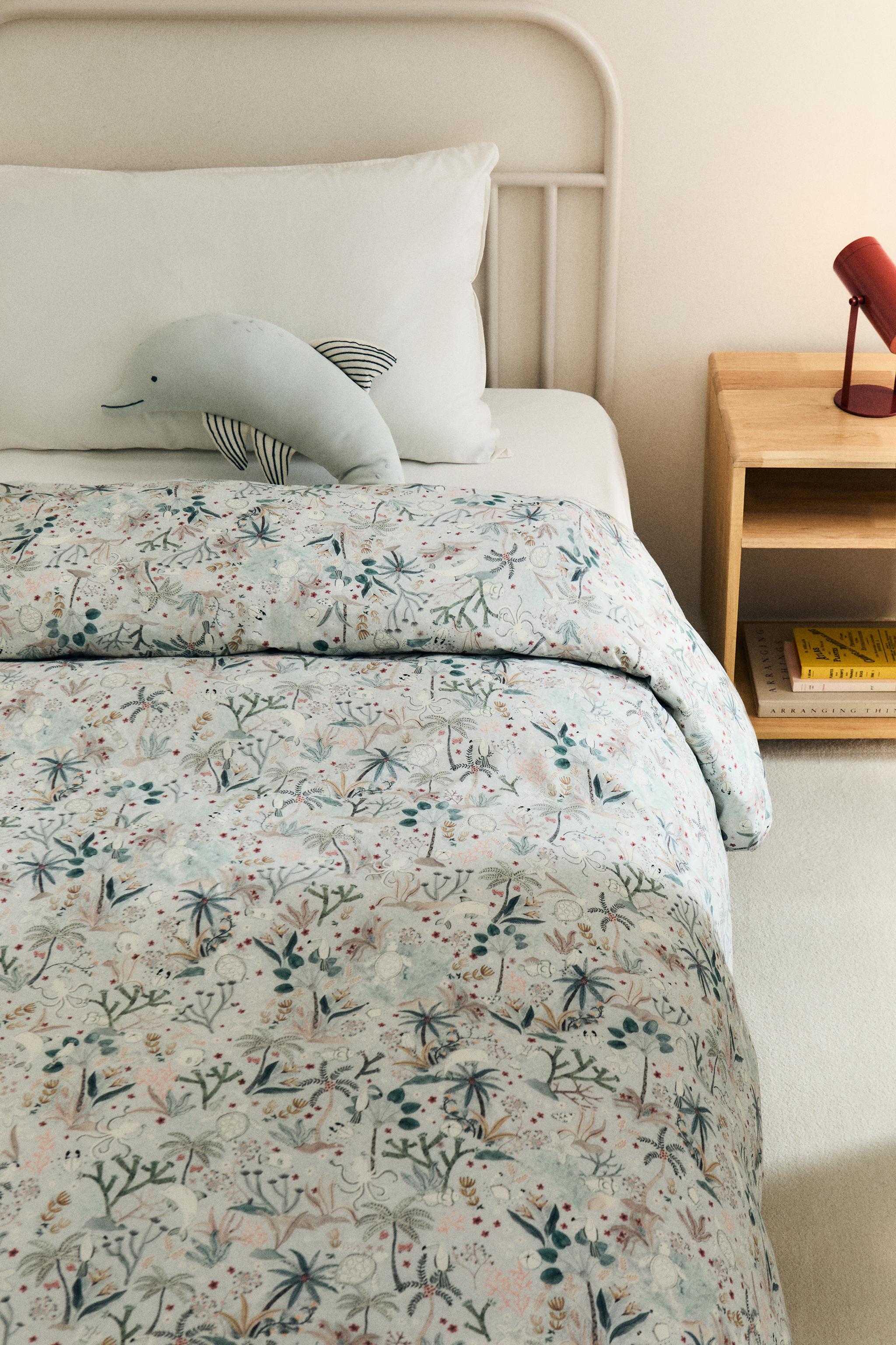 CHILDREN’S SEA PRINT DUVET COVER