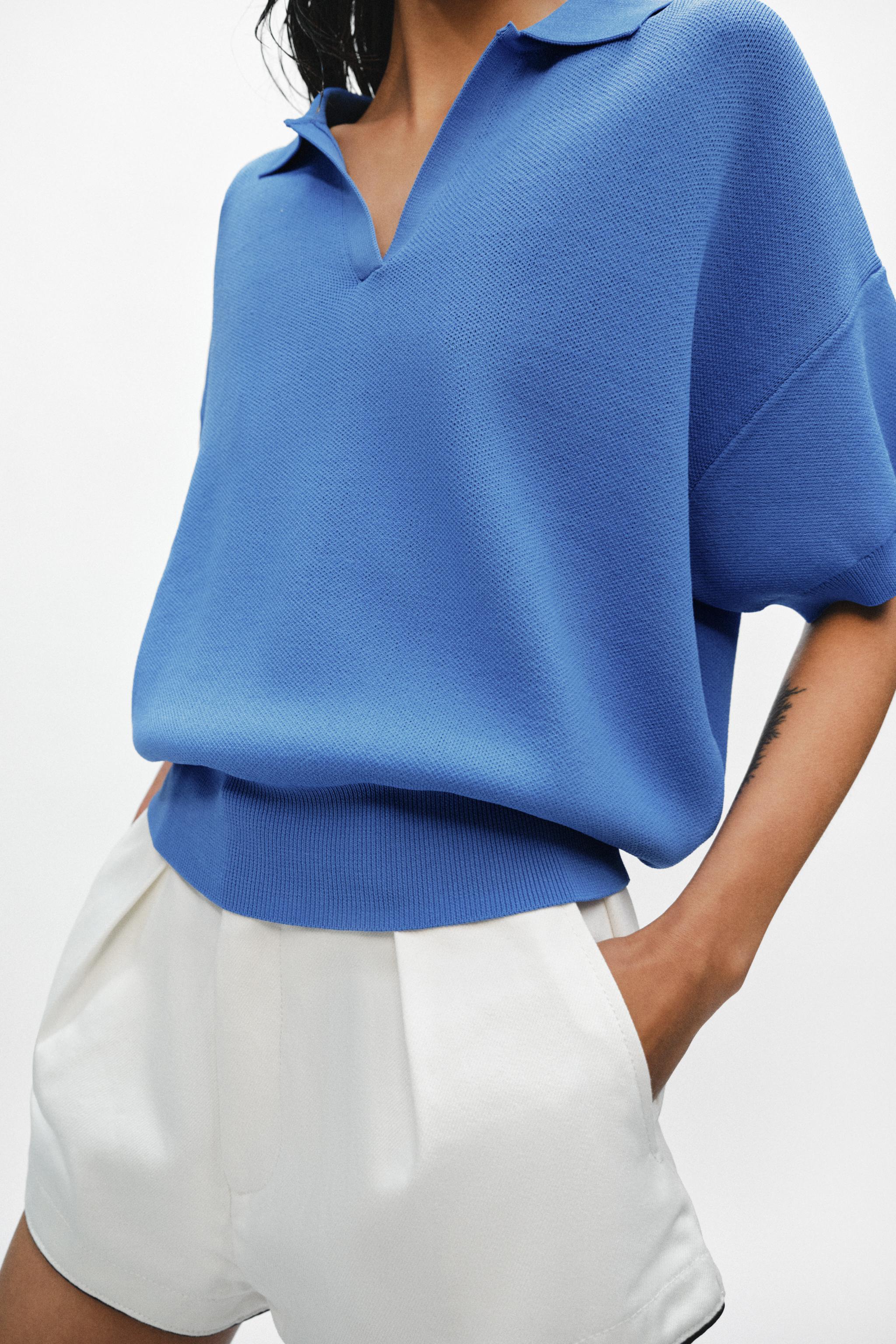 POLO EN MAILLE À MANCHES COURTES