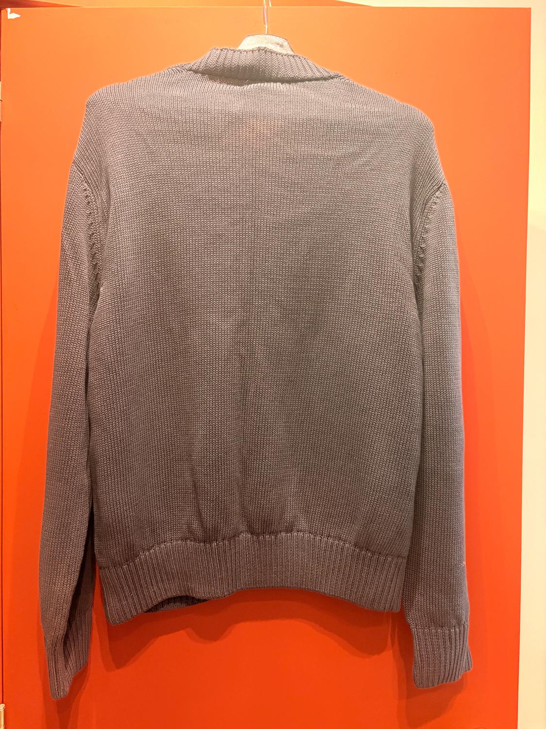 TEXTURED COTTON CARDIGAN - Image 3