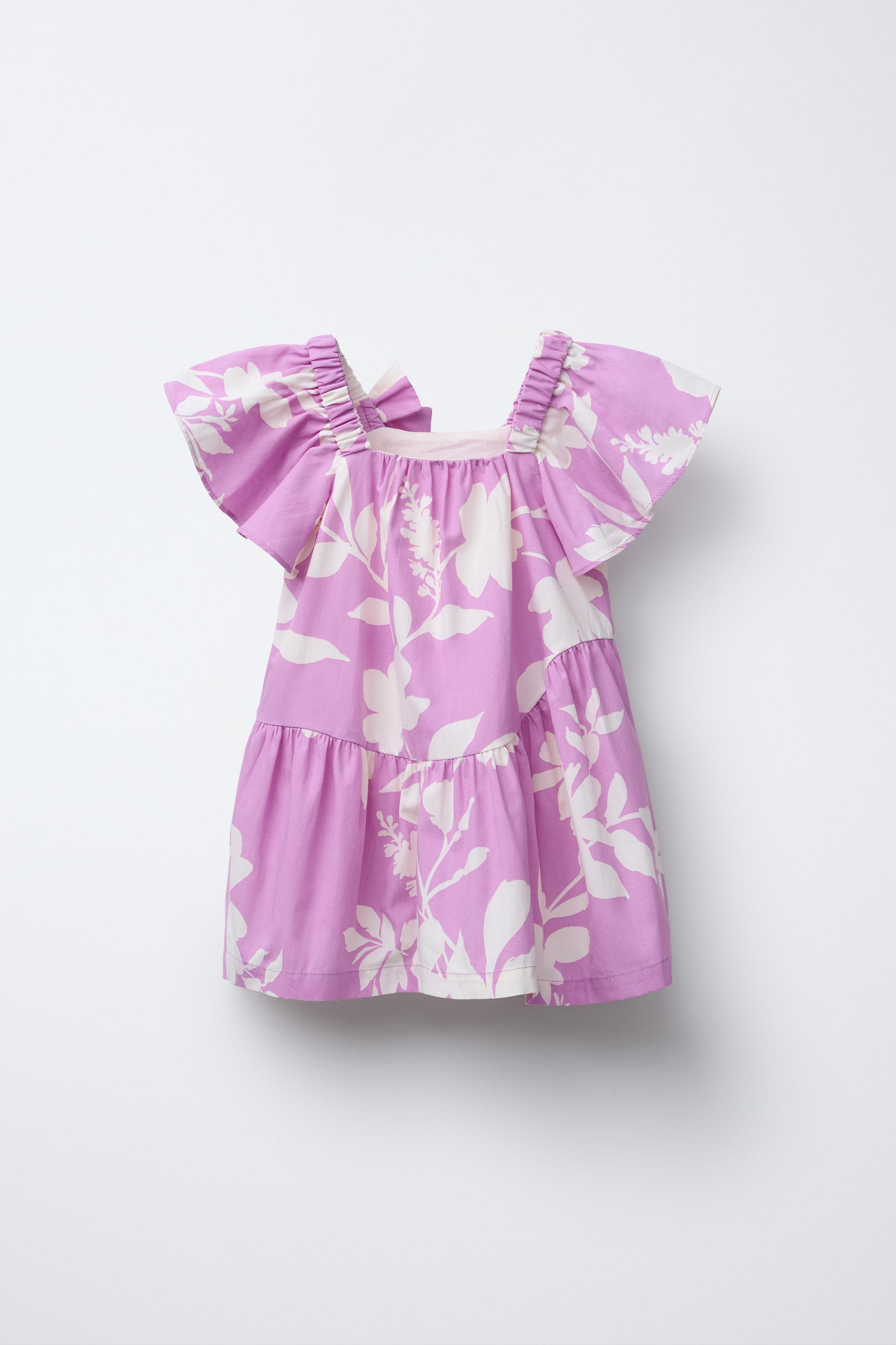 【ZARA】FLORAL PRINT DRESS ZW COLLECTION Pink | 3095/120/620 FLORAL PRINT DRESS - Pink | ZARA United States