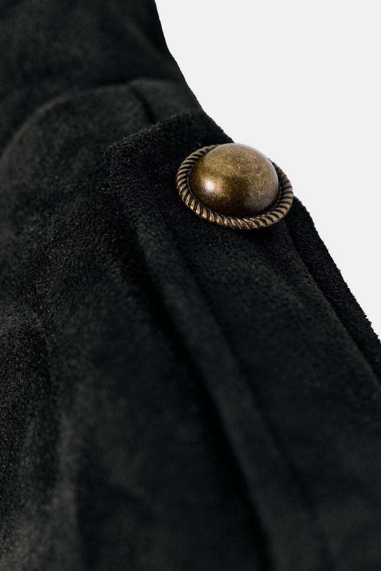 Chaqueta de ante sintético 6