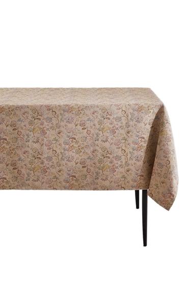 NAPPE JACQUARD FLORALE - Beige de Zara