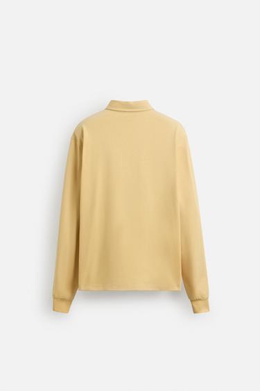 POLO CONTRASTE - Jaune de Zara - Image 1