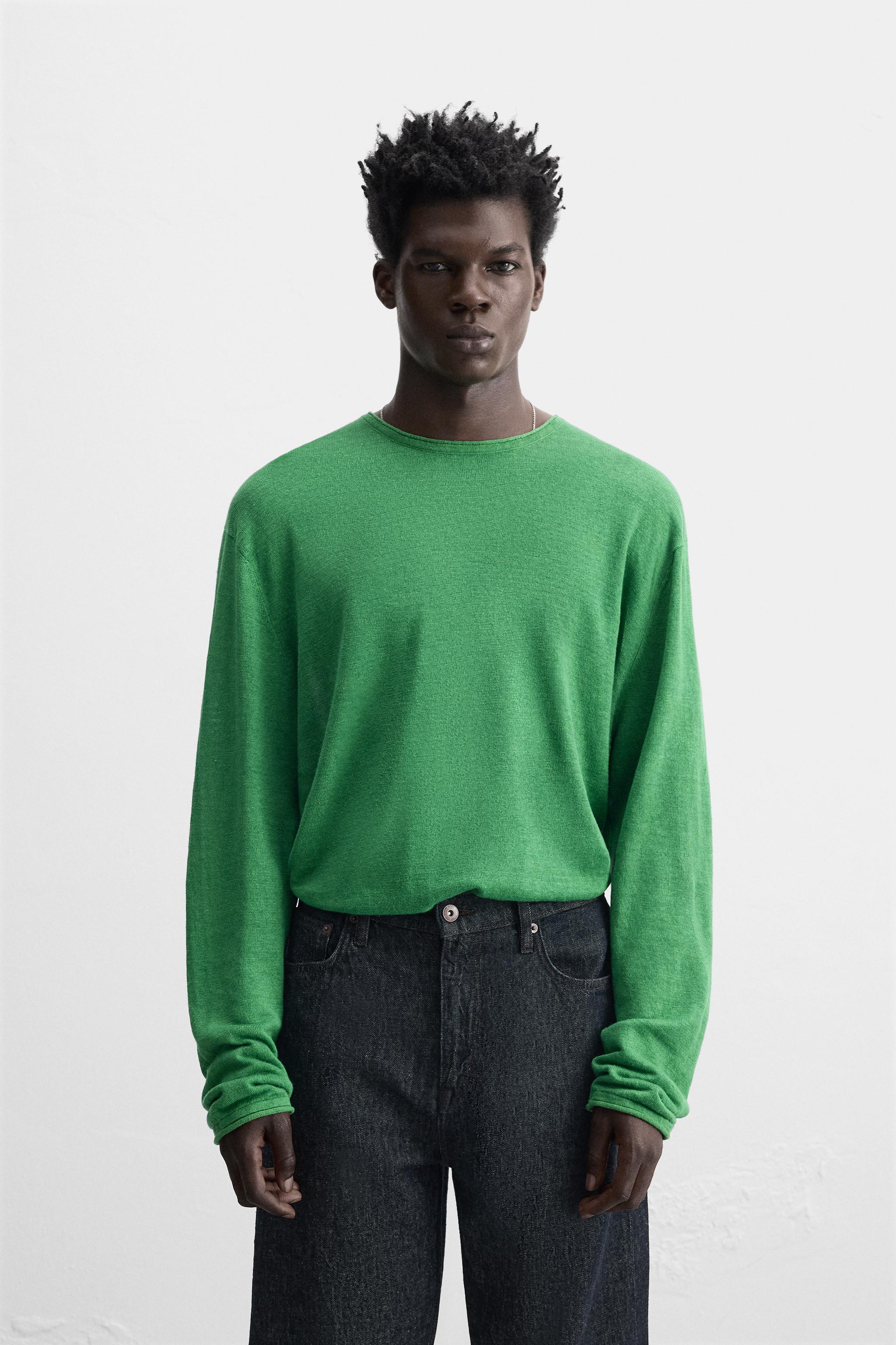 ［ZARA］100% ヘンプの軽量セーター 2142/419/250 LIGHTWEIGHT 100% HEMP SWEATER - White | ZARA United States