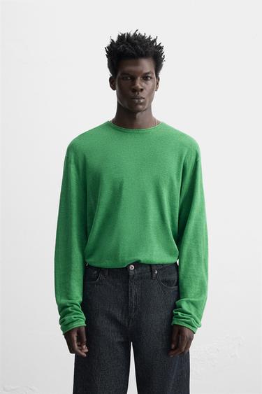 JERSEY LIGERO 100% CÁÑAMO - Esmeralda de Zara