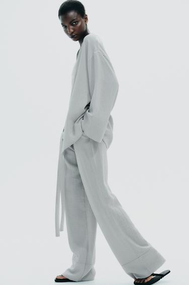 PYJAMA TROUSERS - Pearl marl by Zara - Image 3