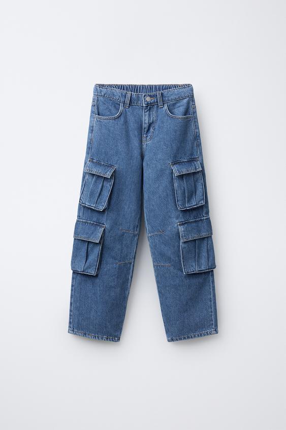MULTI CARGO JEANS Mid blue ZARA South Africa MULTI CARGO JEANS Mid blue ZARA South Africa
