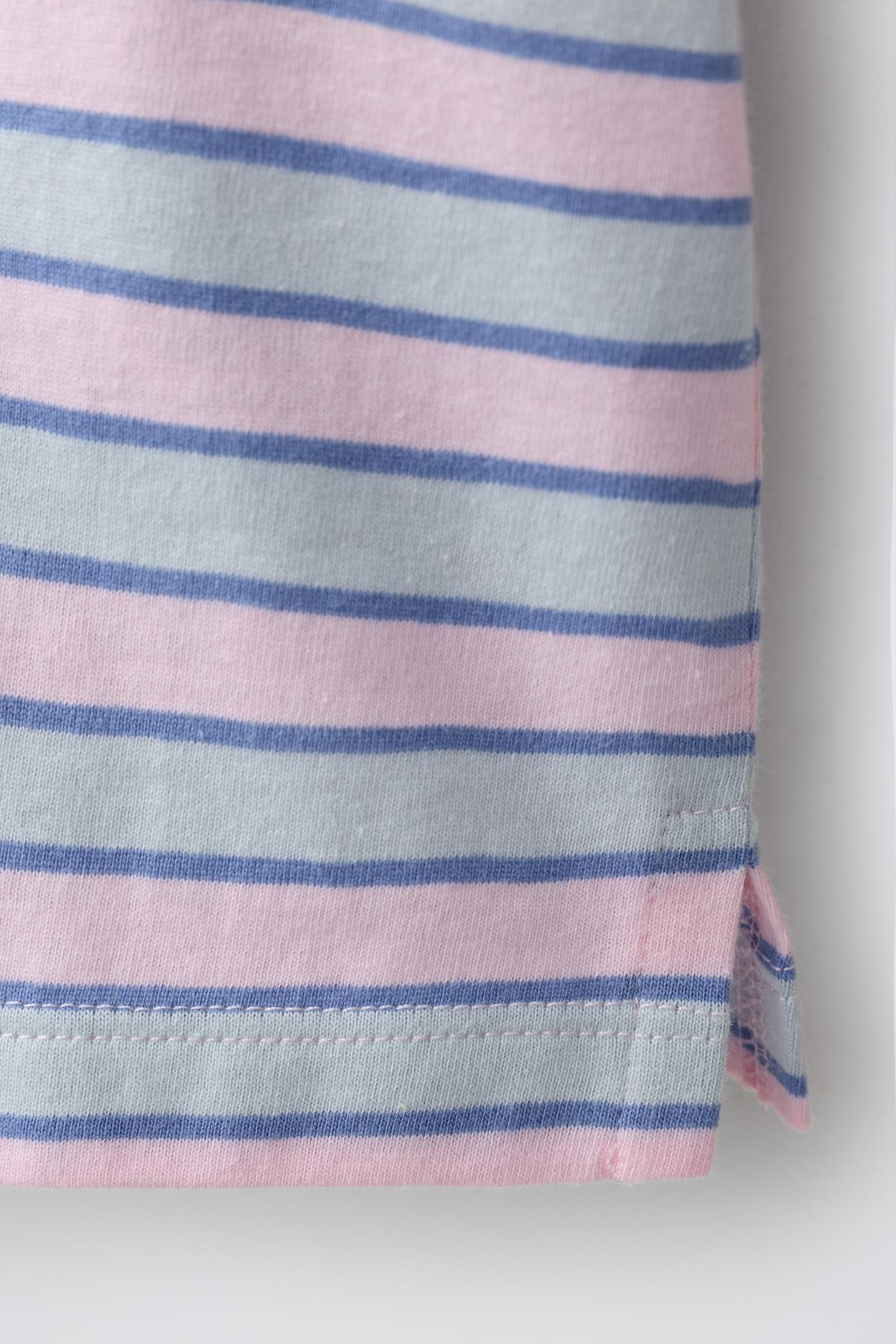 Детская футболка Zara Striped, цвет: Розовый — фото 4