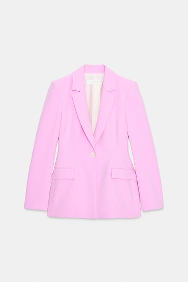 TAILORED BLAZER WITH BUTTON - Light lilac by Zara