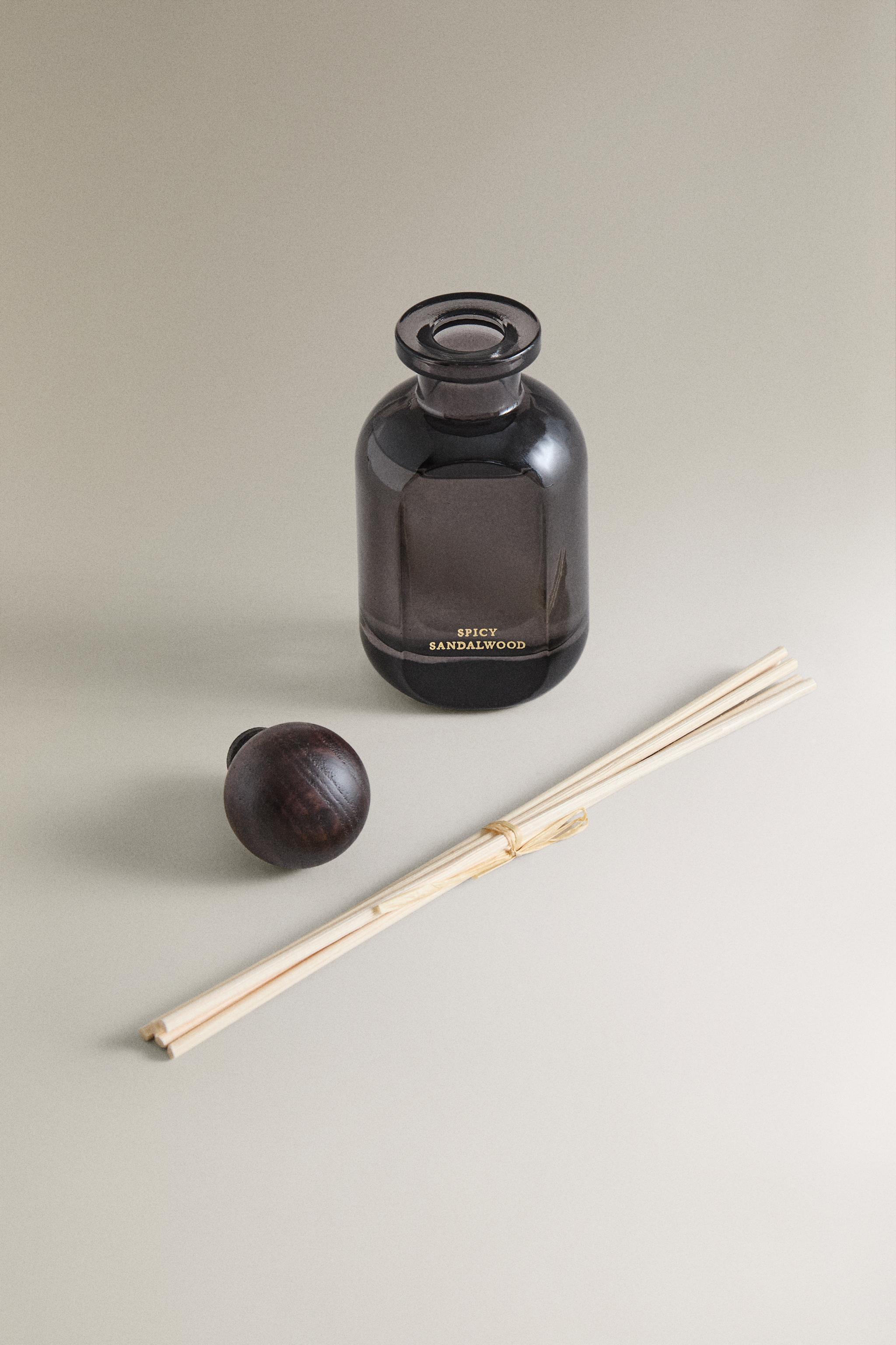 (100 ML) SPICY SANDALWOOD REED DIFFUSERS — Grey marl