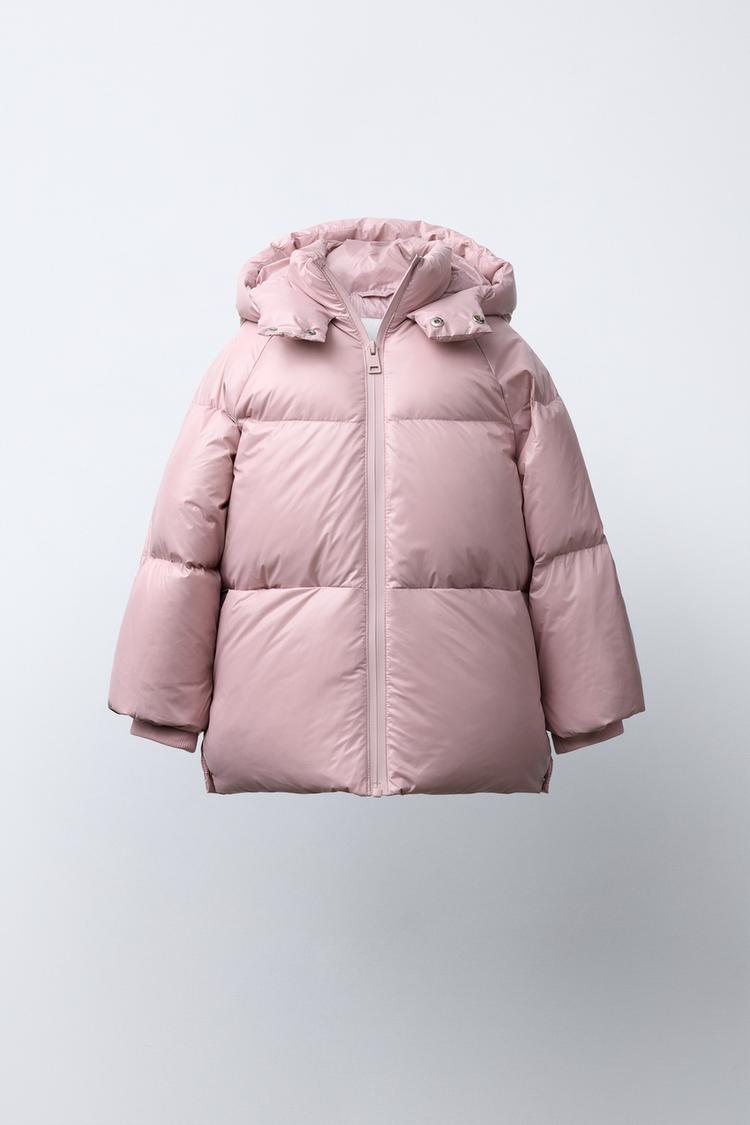 WATER-REPELLENT AND WIND-RESISTANT DOWN FEATHER PUFFER JACKET