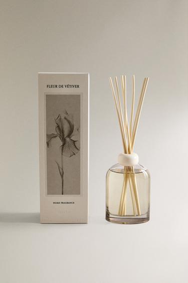 (230 ML) FLEUR DE VÉTIVER REED DIFFUSERS - Grey / Beige by Zara
