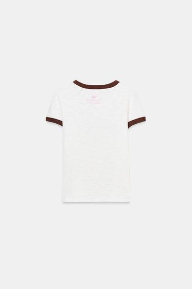 HELLO KITTY AND FRIENDS © SANRIO SLUB KNIT T-SHIRT - Ecru by Zara - Image 3