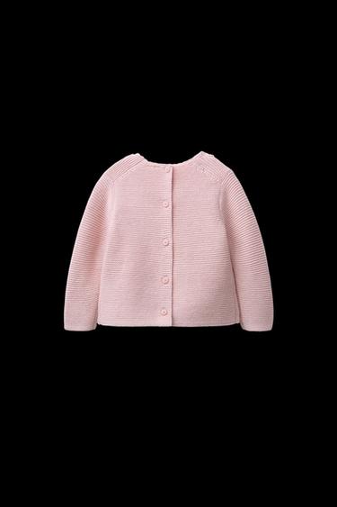STRICKPULLOVER MIT HÄKELBLUMEN - Hellrosa von Zara