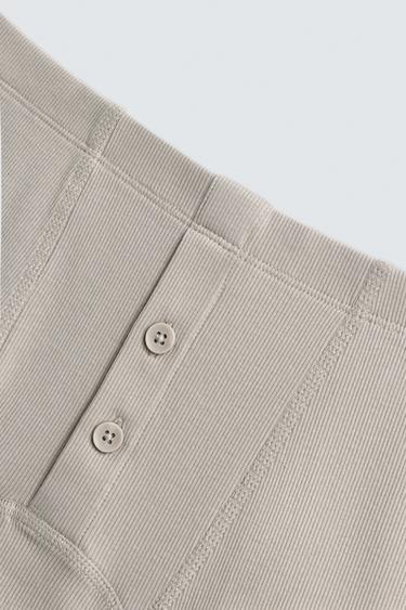 RIB LIMITED EDITION PYJAMA PACK - Pearl grey by Zara - Image 8