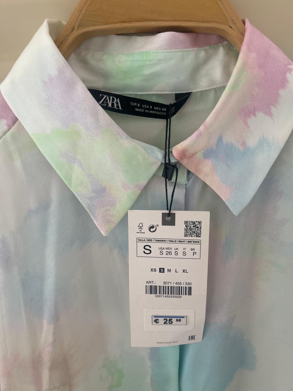 SATIN OVERSIZE SHIRT - Image 2