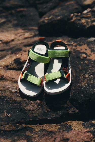 Zara TECHNICAL SANDALS - Multi-color