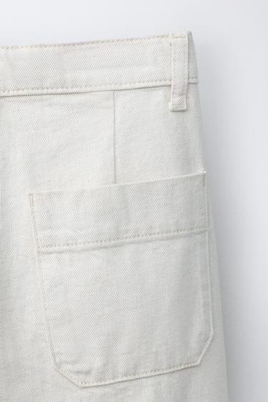 JEAN BALLOON - Écru de Zara - Image 3