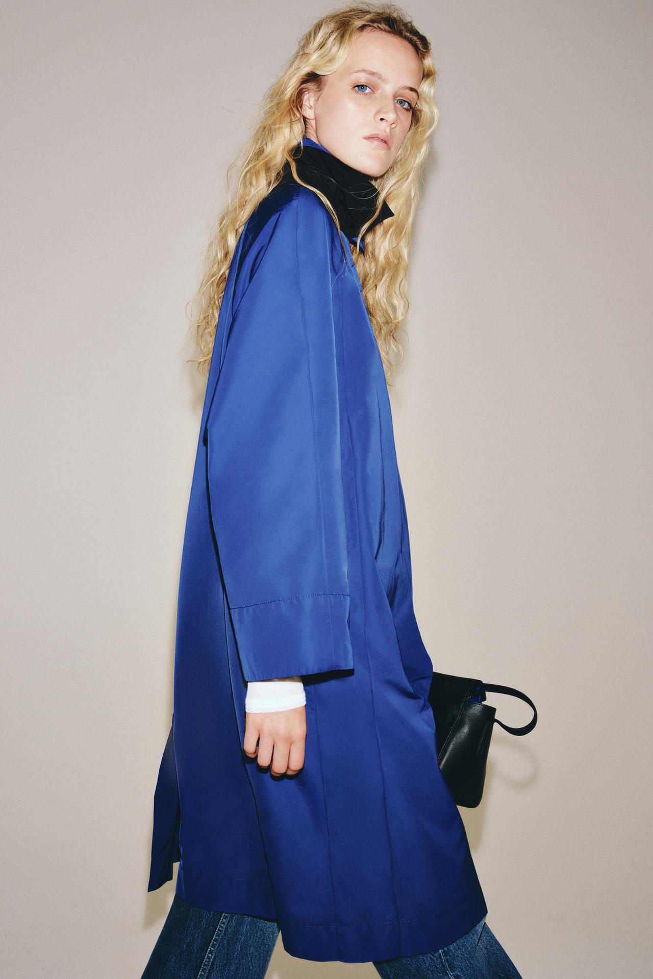 ZW COLLECTION MIDI TRENCH — Bluish