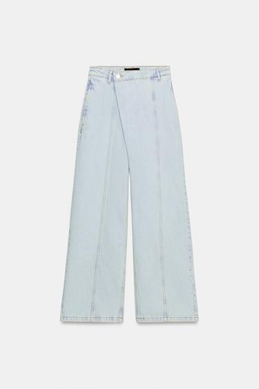 JEAN Z1975 TAILLE BASSE CROISÉ - Bleu clair de Zara - Image 6